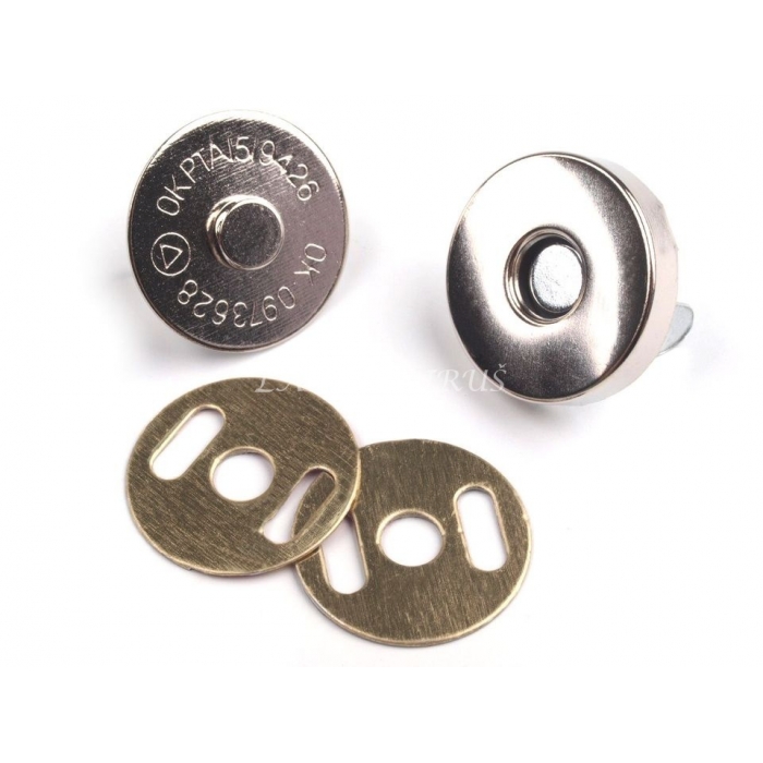 Magnetické Zapínání nikl - Ø18 Mm