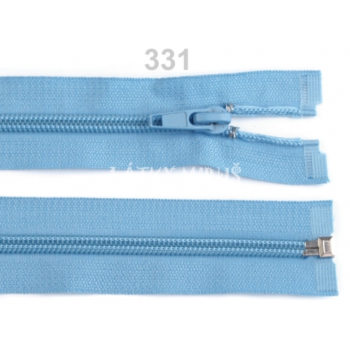 Spirálový zip šíře 5 mm délka 50 cm bundový sv.modrý