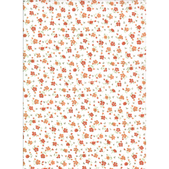 č.2912 květy oranžové