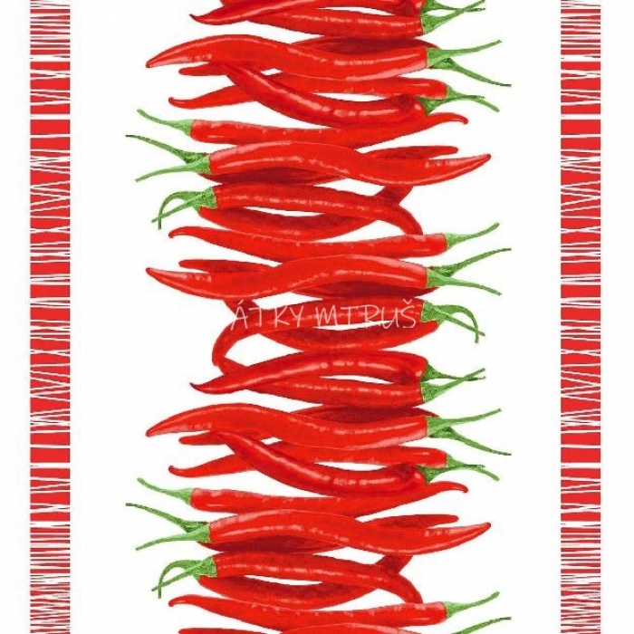Vafle - utěrkovina chilli papričky
