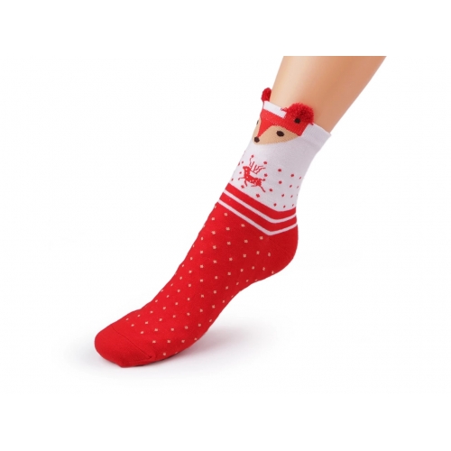 Vánoční ponožky liška