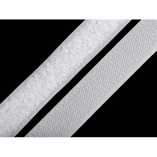 Suchý zip bílý 20mm
