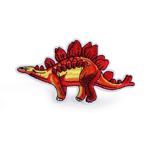 Nažehlovačka dinosaurus červený