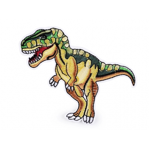 Nažehlovačka dinosaurus zelený