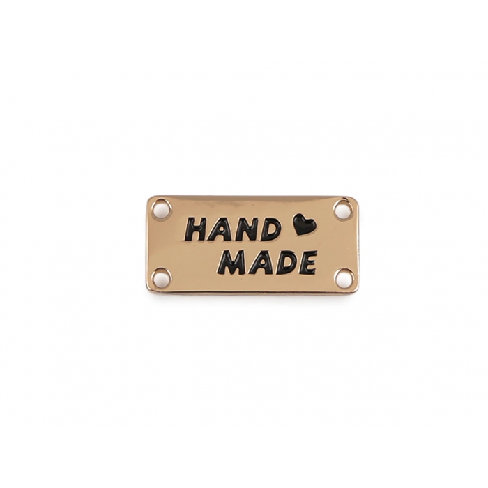 Cedulka hand made zlatá 940673