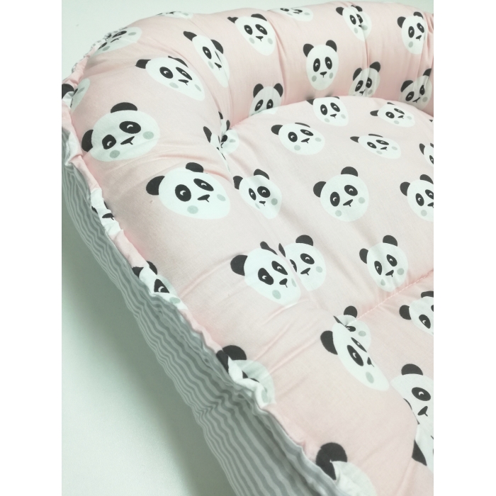 Hnízdo pro miminko - Panda v růžové