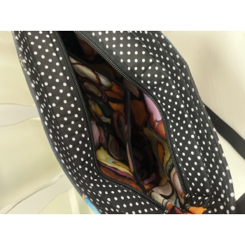 Crossbody - kabelka - květy velké