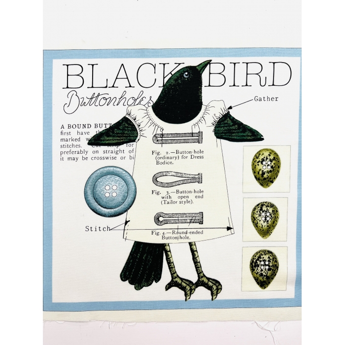Panel - black bird