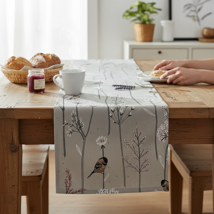 Ubrus 150x40 sýkory na režné