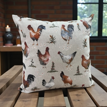 Ubrus 65x65 slepice