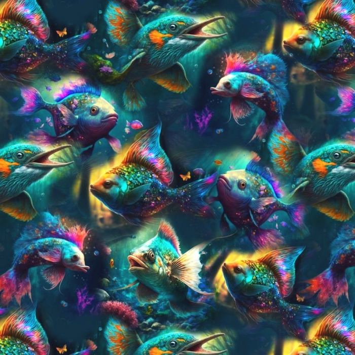 Kočárkovina - duhové ryby