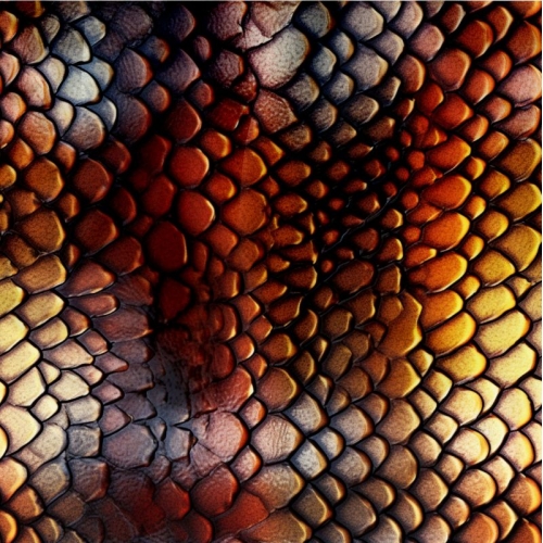 Kočárkovina - hadí kůže hnědá