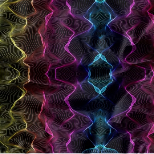 Kočárkovina - neonové vlnky